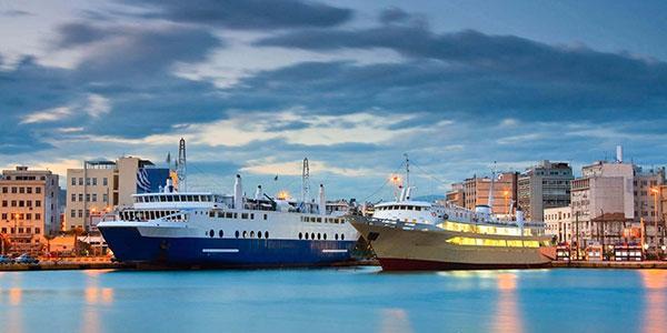 Transfer to ports in Greece